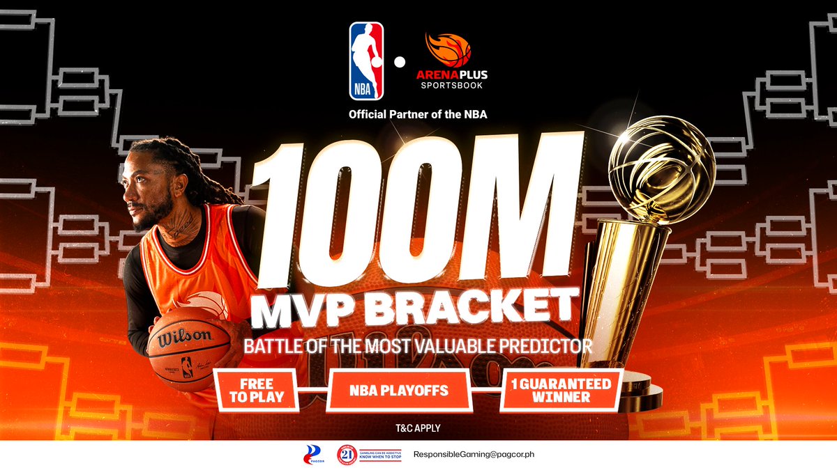 RX931's tweet photo. Elevating the NBA Playoffs like no other ✨
The Arena Plus ₱100 Million MVP Bracket is officially ON! ⛹️ Make your picks and lock in your bracket — it’s completely free to play 🏀
#ArenaPlusPlayoffsMVP #1BMVPDream #RoseAboveTheOdds #DerrickRose #DRose #ArenaPlusPH https://t.co/jSaBCommTj