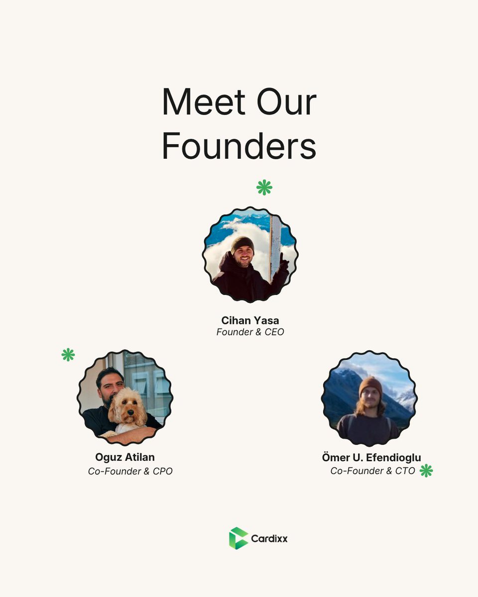 cardixxnetwork's tweet photo. Every platform starts with a question. 

Why does professional networking still feel so transactional? 

Cihan, Oğuz, and Ömer started Cardixx.
A platform where real professional relationships actually form.

Meet the team behind Cardixx. 👆 

#Cardixx #ProfessionalNetworking https://t.co/KlW5p7mUpB