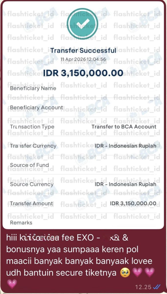 flashticket_id's tweet image. ‼️ IKLAN DULU BENTAR
OPEN RECRUITMENT TIM WAR TIKET YAA!
gampang sat-set tinggal isi form aza, fee aman cepet cair ++++bonus &amp;amp; benefit cus kemaren up to seginiii 🫶🏻🫶🏻🫶🏻
🔗bit.ly/timwarflash

THANKYOUU ALL 😭💗