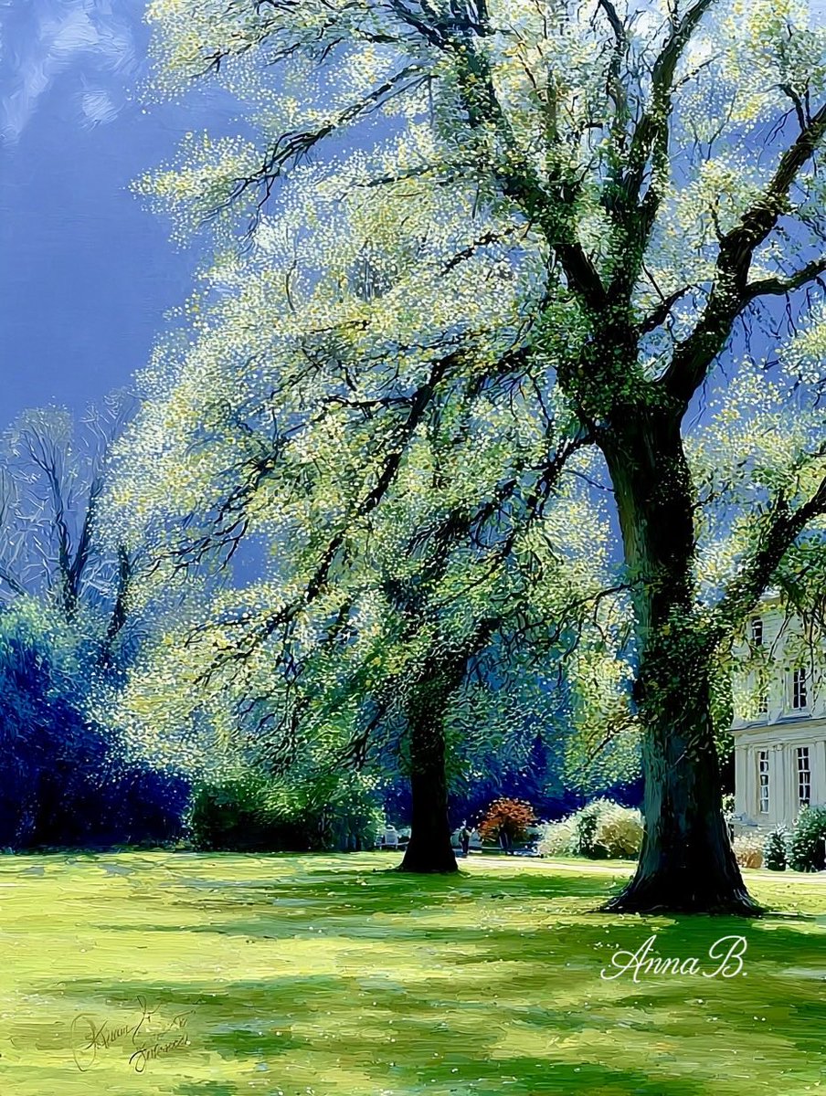 Aurora41155547's tweet image. The Spring Behind the Oaks
#Art #AIArt #Nature #Spring