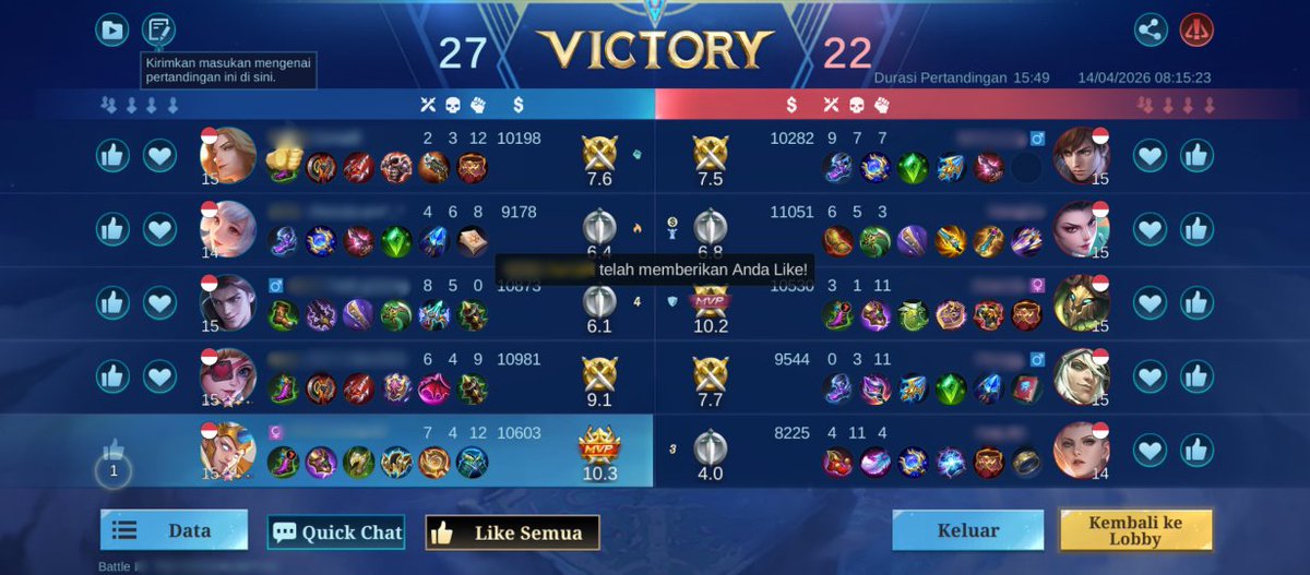 Mobile Legends Menfess tweet media