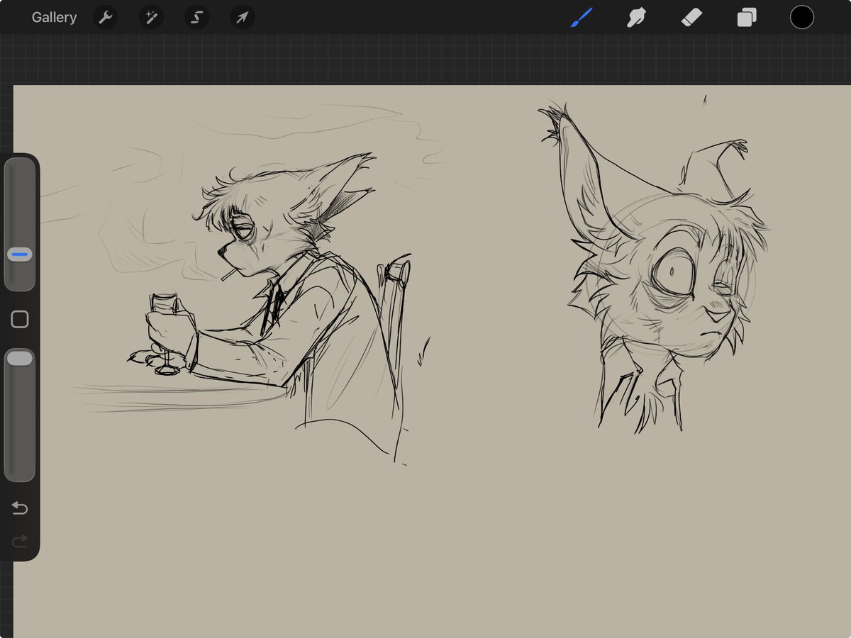 Edward doodles  to get me back in the drawing mood 
#lackadaisy #lackadaisyOC #LackadaisyCats #art #artwork