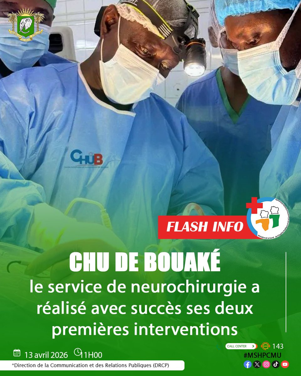 Ministère de la Santé et de l'Hygiène Publique ci tweet media