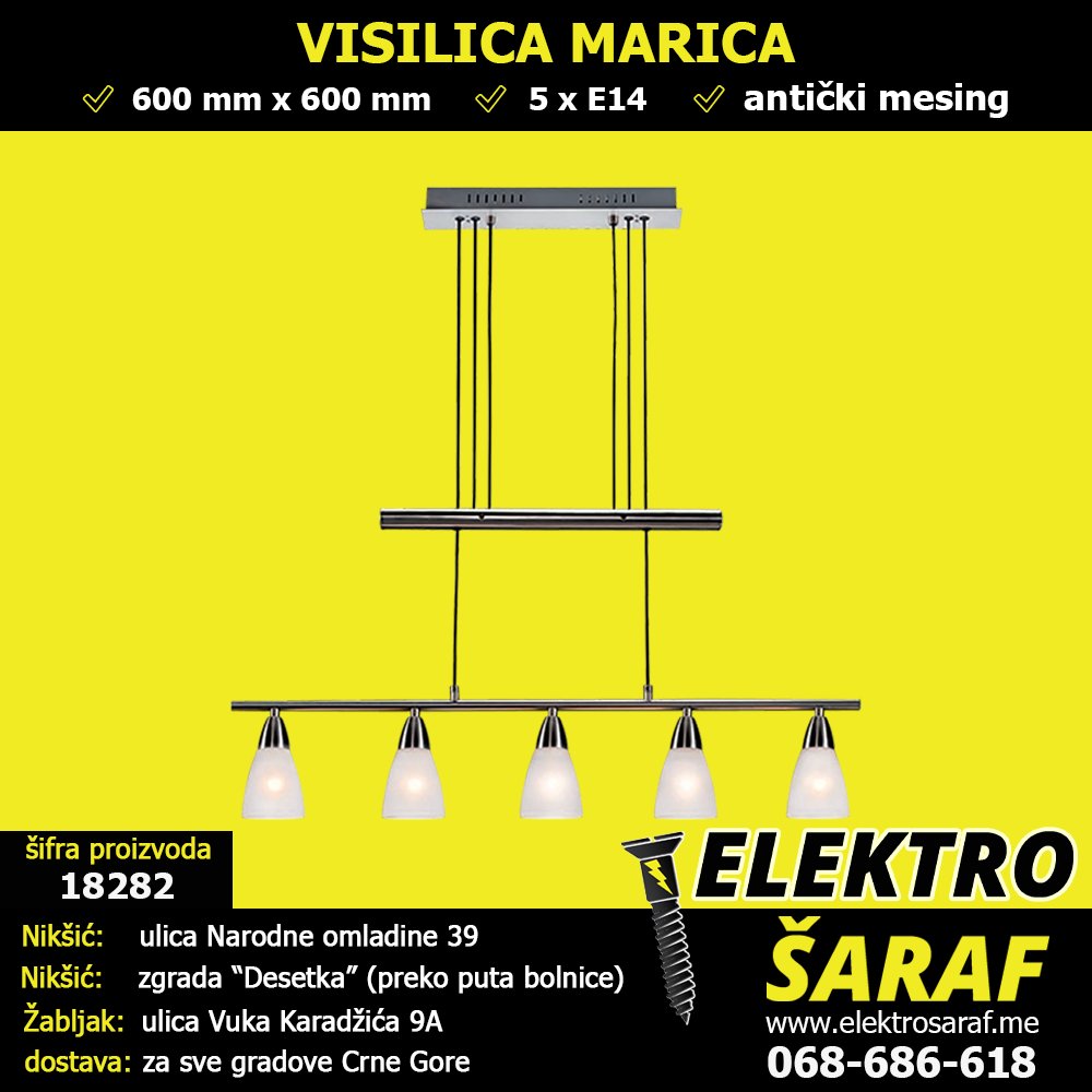 ELEKTROSARAF's tweet image. 🟡 VISILICA MARICA ANTIČKI MESING 🟡
tinyurl.com/m9j9h8st
#visilica #visilice #luster #lusteri #MARICA #antički #mesing #rasvjeta #Nikšić #Žabljak #CrnaGora #elektromaterijal #elektro #rasvjeta #LEDrasvjeta #šrafovskaroba #brave #vodovod #kanalizacija #ELEKTROŠARAF #TRGOTEHNA