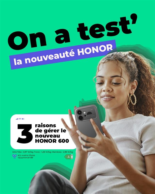 REDbySFR's tweet photo. Le nouveau HONOR 600 est disponible chez RED
 
👉 On te donne 3 raisons de le gérer, swipe jusqu’à la fin pour un bon plan