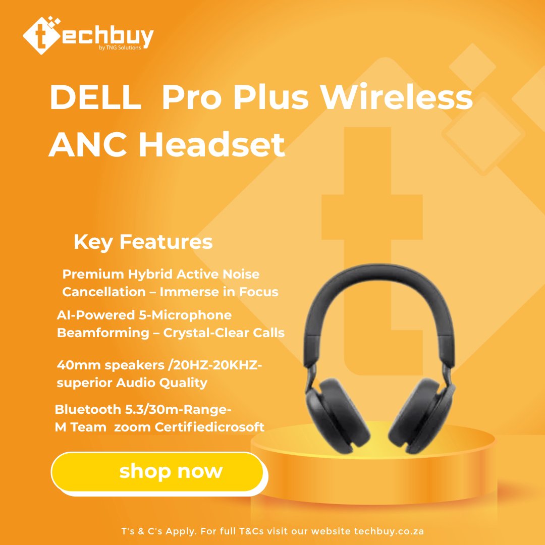 Techbuy_za's tweet image. Stay connected, look sharp, travel smart &amp;amp; stay focused 🎧🎒
From LTE connectivity and 4K video to secure carry and noise free calls upgrade your workday today.
#TechBuy #SmartWork #WorkAnywhere #BusinessTech #OfficeEssentials #UpgradeYourSetup
Provide your feedback on BizChat