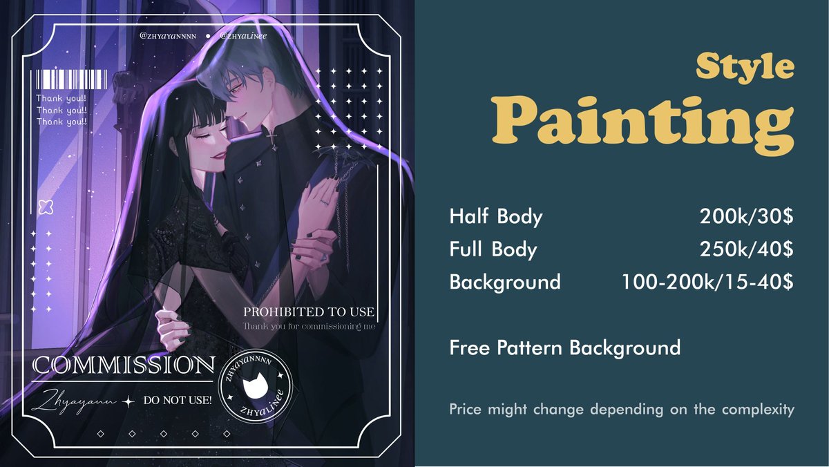 ZHYA | OPEN COMMISSION tweet media