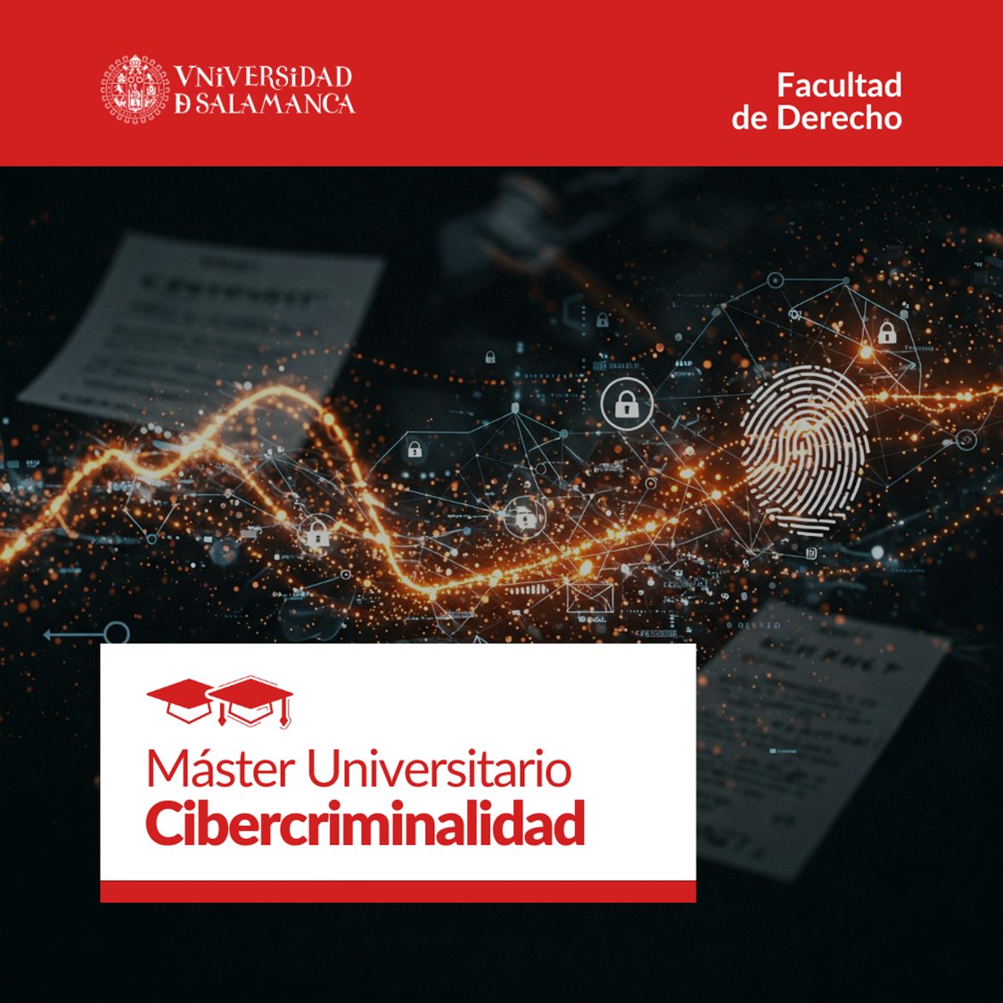 febuma's tweet photo. Desde ayer, se encuentra abierta la preinscripción para la segunda edición del MU en Cibercriminalidad. Hoy a las 12.00 horas tendremos la presentación al alumnado de @FacDerechoUsal https://t.co/PXPdUe8GAq