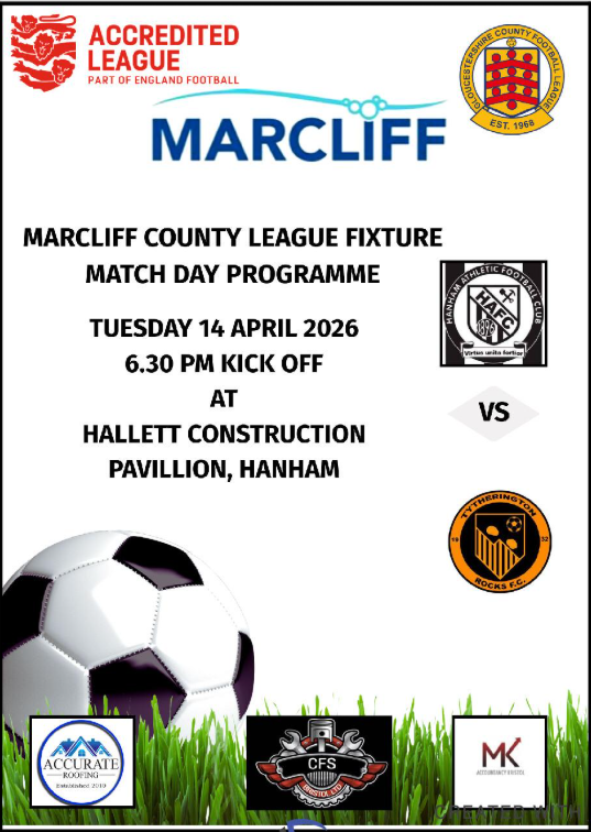 Midweek games in the <a href="/marcliffLTD/">Marcliff</a> Gloucestershire County League

Big battle in the basement tonight as 

<a href="/Hanham_Athletic/">Hanham Athletic ⛏️</a> host <a href="/rocks_fc/">Tytherington Rocks FC</a> 

flipbookpdf.net/web/site/01af3… 

<a href="/CleeveDev/">Bishops Cleeve Development</a> visit <a href="/Chalford_AFC/">ChalfordAFC</a> with a chance to go 3rd for now

<a href="/swsportsnews/">South West Sports News</a>