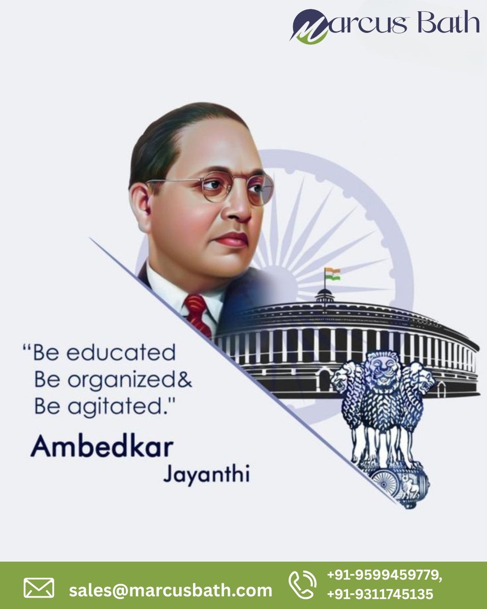 MarcusBath's tweet photo. Let us celebrate Ambedkar Jayanti by spreading awareness about equality, justice, and human rights. Dr. Ambedkar’s legacy continues to guide us toward a progressive and inclusive society for everyone!

#ambedkarjayanti #humanrights #equality #justice #india #respect #awareness https://t.co/kjYjEFblr0