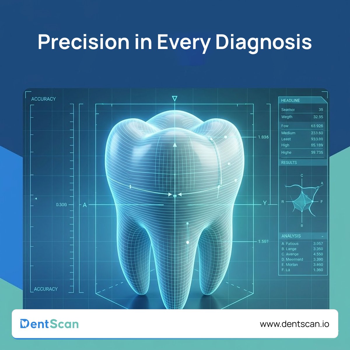 scan_dent's tweet photo. Accurate diagnosis drives better treatment.

AI brings speed, precision, and consistency — reducing errors and improving care.

DentScan takes accuracy to the next level.

#DentScan #DentalAI https://t.co/gzZZREXFNC