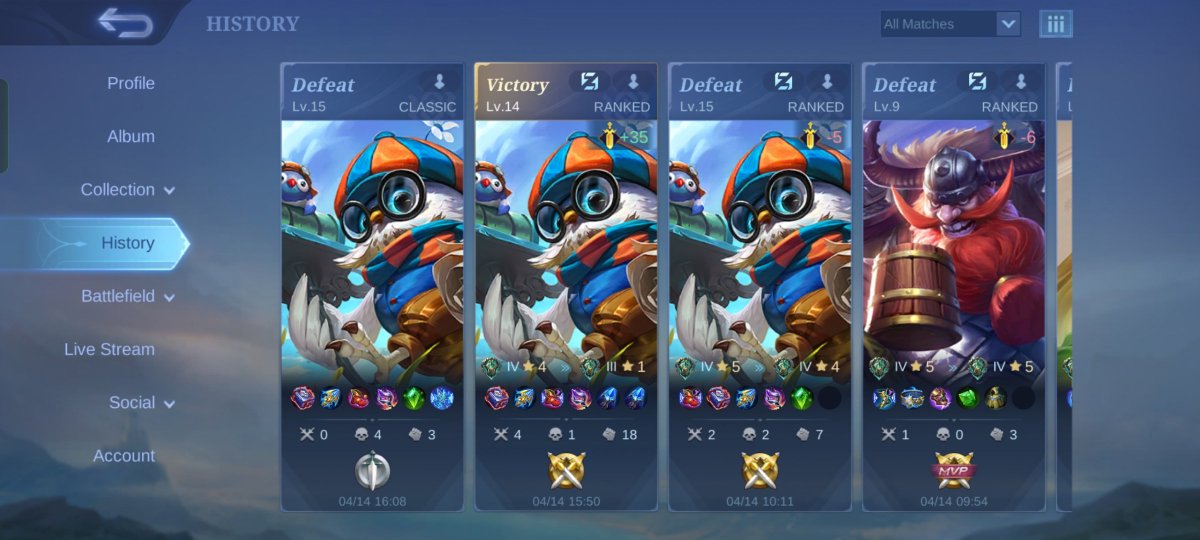 ginger01's tweet photo. moonton's scam has no effect on me. One victory and next is defeat. If you can manipulate others moonton, please not to me. I know even if your just in the system/ the system, you are a big B U L L S H I T, you know that, don't you? https://t.co/2OexU9A8Q8