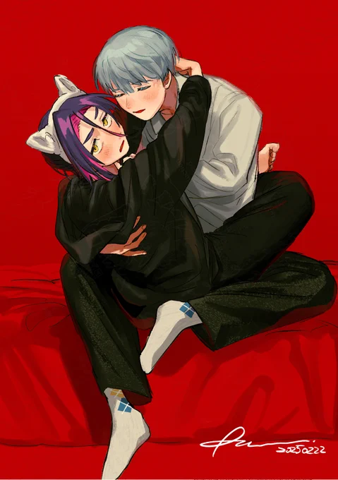 #凍結祭りでフォロワー減ったから自己紹介して逆に増やす お互いを甘やかしてる男たちも好き