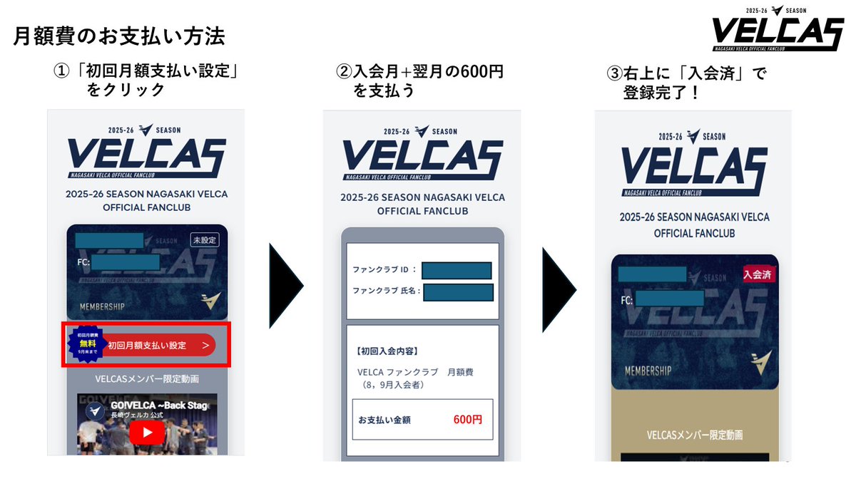 重要：本日締切】 現在、ファンクラブメンバーカードの右上に「一時