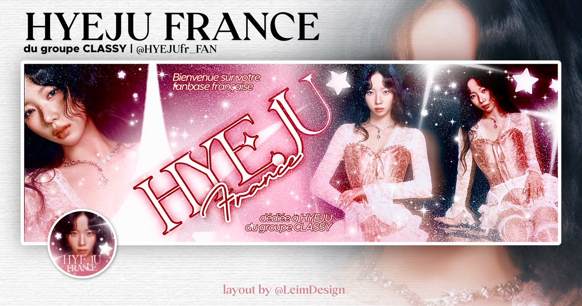 LeimDesign's tweet image. COMMANDE | 14.03.26

› @HYEJUfr_FAN !
— #HYEJU du groupe #CLASSY 

#CLASSy #클라씨