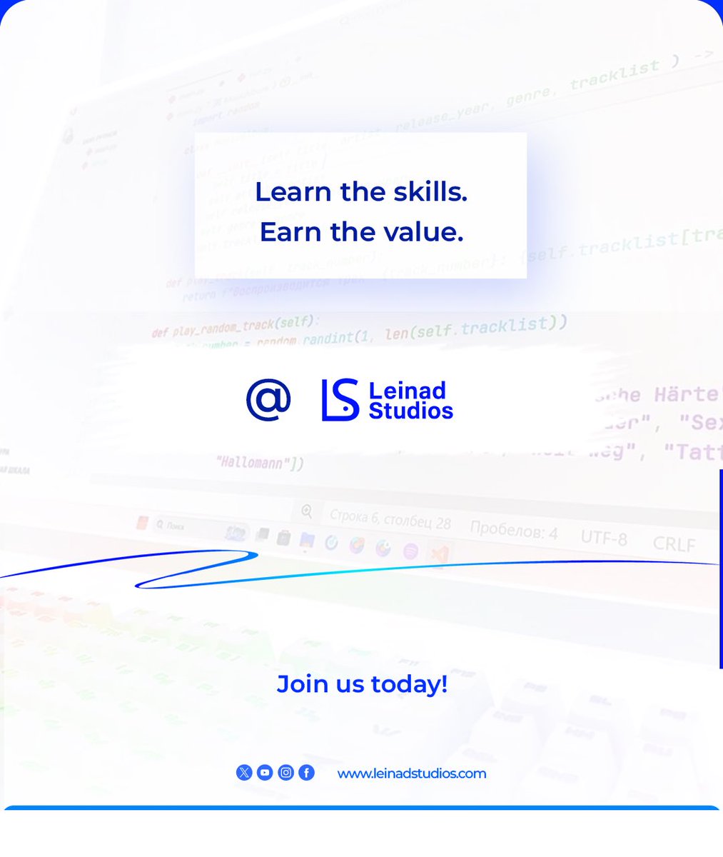 leinadstudios's tweet photo. Still asking “which tech skill should I learn?” 👀

These are the skills companies in Nigeria are paying for RIGHT NOW.
And yes we teach all of them at Leinad Studios 

Save it. Share it. Then register.
Link in bio https://t.co/s2TpaEjlh9