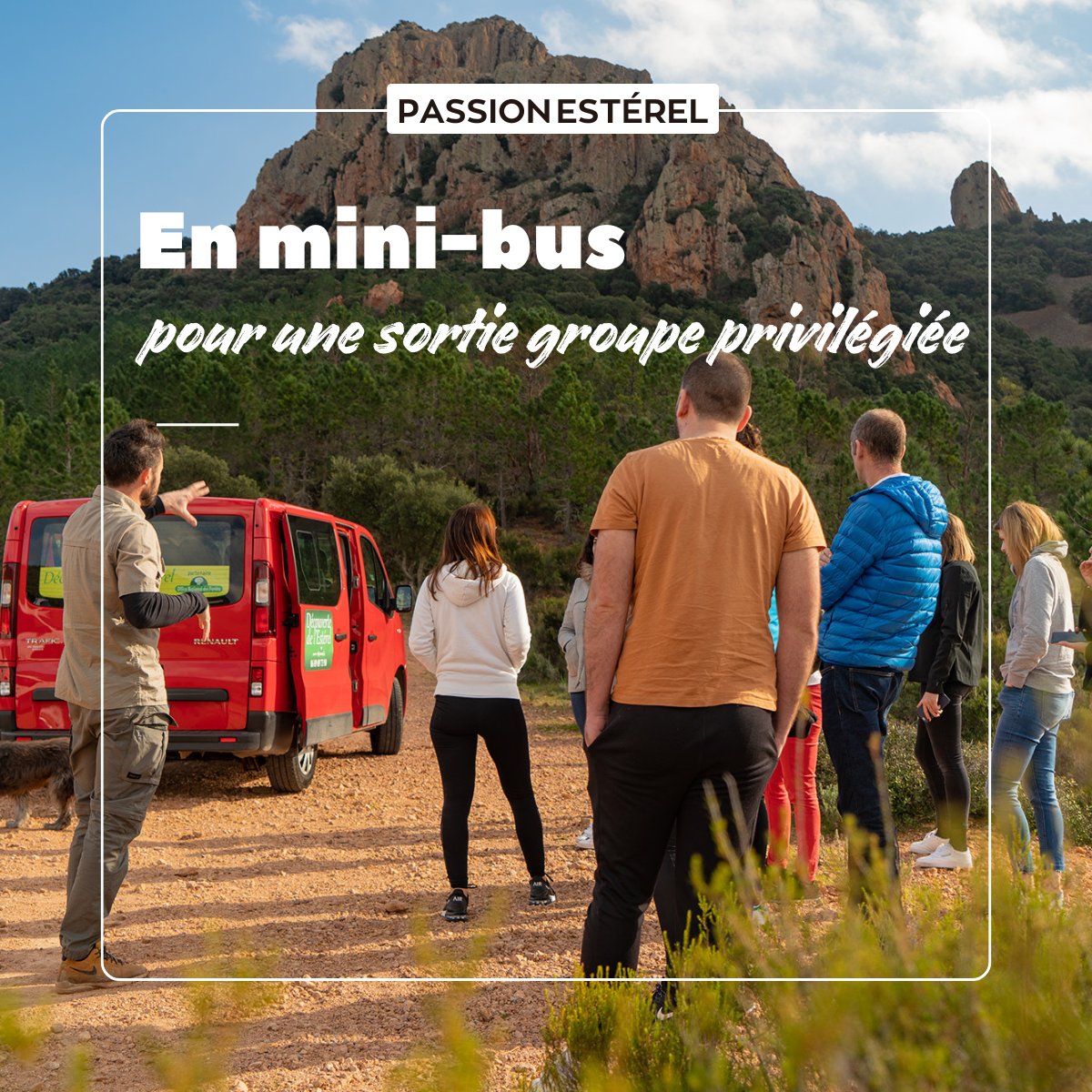EsterelCoteAzur's tweet image. Envie d’une sortie de groupe dans l’Estérel ? 🚵🛶🚐

VTT électrique, canoë-kayak dans les calanques ou balade en minibus : découvrez nos idées pour une expérience inoubliable 👇
bit.ly/4tCBupO

#teambuilding #incentive #groupes