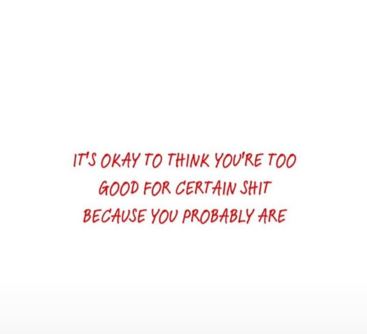 sunnerito001's tweet photo. Too good for certain shit?
Trust that feeling. You probably are https://t.co/AhK93VVLxO