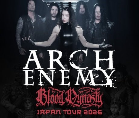 online_vjp's tweet photo. 📣本日生中継
今日のライブはこちら..☾
/
ARCH ENEMY BLOOD DYNASTY JAPAN TOUR 2026
\
🗓️4月14日(火)
⏰開演は17時30分となります。
Zepp大阪ベイサイドでお待ちしております🎪
🄻🄸🅅🄴 🄸🄽🄵🄾 ➡️
🌐 https://t.co/wRmtEgE4Ee
#ARCH_ENEMY #archenemy
#アーチエネミー
#ライブ参戦 https://t.co/rSQa49vQZy
