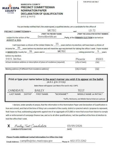 danksterintel's tweet photo. 📢 DID YOU KNOW ERIKA KIRK FILED AS A POLITICAL CANDIDATE IN MARICOPA COUNTY, ARIZONA 9MO BEFORE MARRYING CHARLIE KIRK?

As Erika Frantzve. 
August 4, 2020 primary election. 
Nine months before she married Charlie Kirk.

She filed as a Qualified Write-In candidate for Republican Precinct Committeeman in the Sutton Precinct. 

She got one vote. 

Probably her own. 🤷

Here is something critical that people need to understand.

A "Qualified Write-In" is NOT someone's friend scribbling a name on a ballot as a joke. 

That is called an "unqualified" write-in. 

Those votes get lumped into an anonymous aggregate total on the canvass. 

No names listed. 

In this race, there were 9 of those. 

Just the number 9 next to the word 

"Write-In."

Erika is NOT in that group.

She is listed separately. 

BY NAME With the designation "Qualified Write In" next to it. 

On page 2,355 of a 2,387 page certified government document.

That only happens one way. 

Under Arizona law (A.R.S. 16-312), a Qualified Write-In candidate must personally sign and file a Write-In Nomination Paper with the county elections department before the deadline. 

The form requires your legal name, residential address, date of birth, party affiliation, and precinct. 

It is signed under penalty of perjury.

NOBODY can file this for you. 

If someone did, that would be forgery of a sworn government document. 

A felony. (Nobody is committing a felony for Erika Frantzve to not win a political position, sorry.)

She filed this herself. 

Deliberately. 

On purpose.

So the questions are simple.

Why did Erika Frantzve, who was already dating Charlie Kirk and already inside Turning Point USA, need her own independent credentials in the Republican party apparatus?

Why file for Precinct Committeeman, the exact same entry-level position Tyler Bowyer used to climb from PC to county chair to RNC committeeman to TPUSA COO, in the exact same county?

Why has she never disclosed this? 

Why has TPUSA never mentioned it? 

Why did it take someone finding it on page 2,355 of a government document for anyone to know?

I am not telling you what it means. 

I am showing you what the public record says.

📎 Image 1: 
Maricopa County Official Canvass Report, Aug 4, 2020. 
"FRANTZVE, ERIKA LANE - Qualified Write In."

📎 Image 2: 
Sample Write-In Nomination Paper (A.R.S. 16-311, 16-312). 
This is the form she was required to fill out and sign under penalty of perjury.

Source documents:
Maricopa County Canvass
A.R.S. 16-312

Receipts don't satisfice a narrative.
They tell the story themselves. 👇