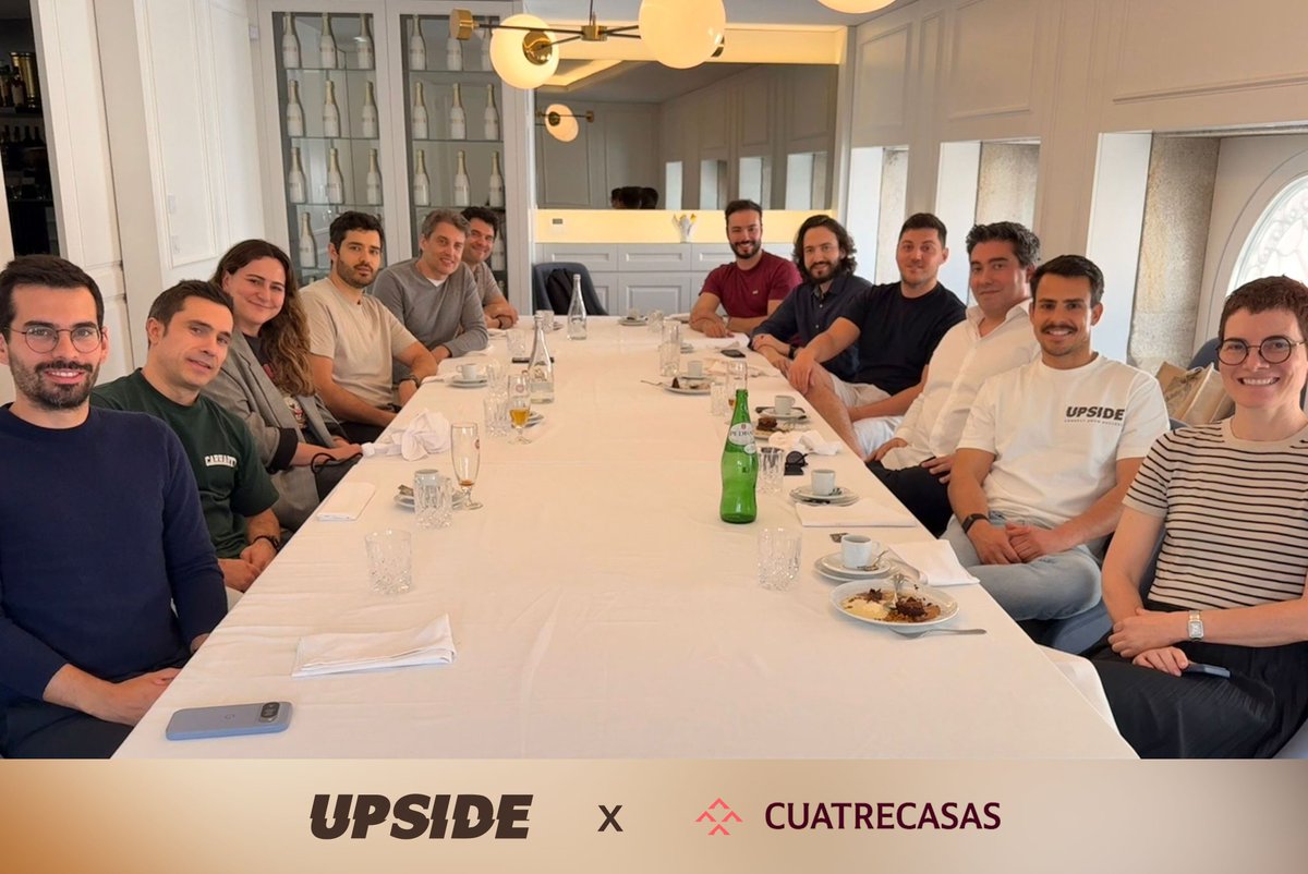 We just hosted the first <a href="/joinupsideclub/">Upside</a> lunch in collaboration with an external brand.

It was an experiment, and we made it happen in a non-commercial way as intended. 

Simple recipe: Cuatrecasas Law firm paid the bill, Joana took a seat at the table as one of the guests.