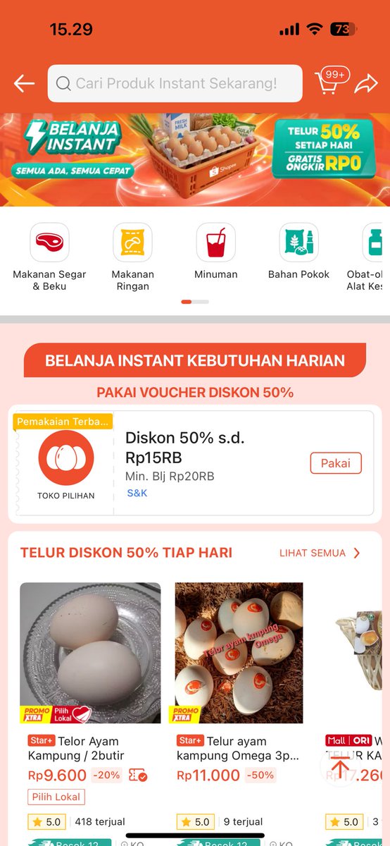 Breakthrou7's tweet photo. Kapan Lagi Telor Diskon, Bagi yang diet bisa coba beli #telormurah #zonauangㅤ https://t.co/FWm2Bv3SoE