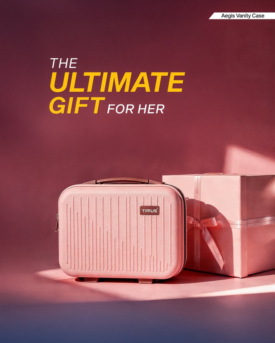 TimusLifestyle's tweet image. The gift she’ll love, every single day.
Aegis Vanity Case - where elegance meets everyday practicality.

#AegisVanityCase #GiftForHer #PerfectGift #ElegantStyle #LuxuryEssentials #ChicGifting
#EverydayElegance #timuslifestyle

Shop Now 👉 timus.in/products/timus…