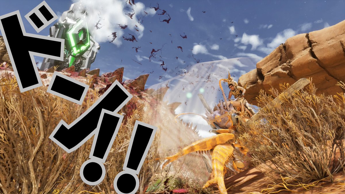 iizuna_san's tweet image. 鬼……　斬りっ!!!!!
#ARK #ASA
#ARKSurvivalAscended 
#スコーチドアース