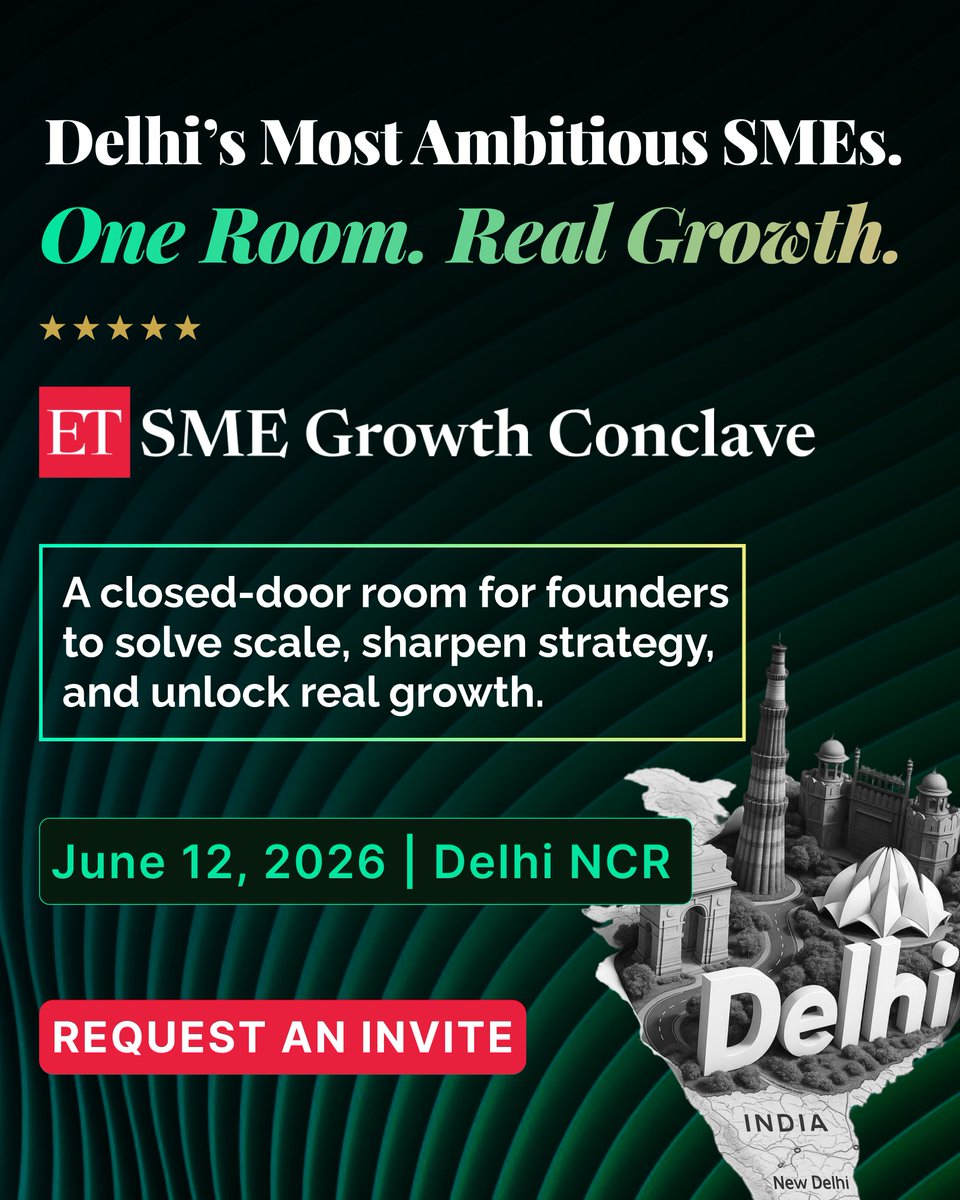 EconomicTimes's tweet image. Most SMEs never break past a certain point.
Not because of effort, but because of access.
The right room changes that.
If you’re building to scale, this is where the next shift happens.

Request your invite: ecoti.in/xEtRQb

#SMEGrowth #SMEIndia #BusinessGrowth #ScaleUp