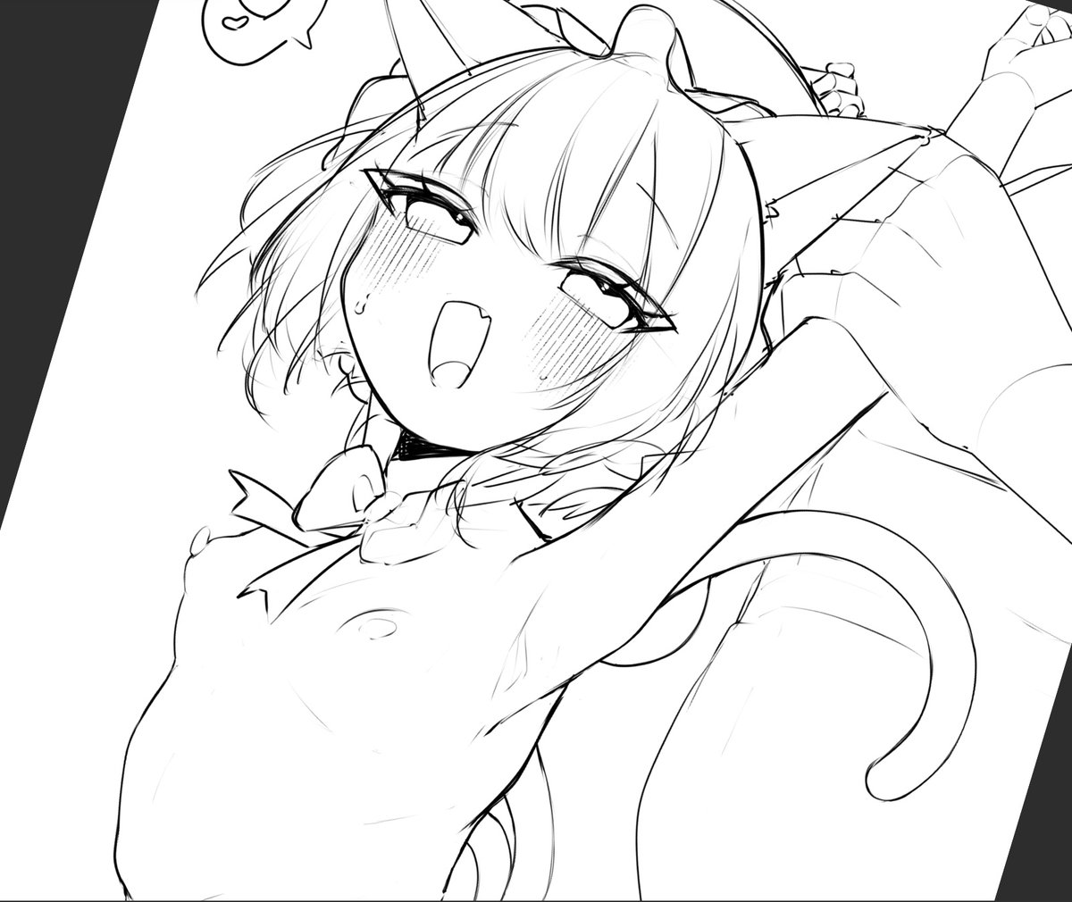 ちぇんちゃんのラフ 