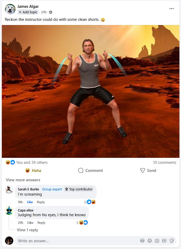 Sam Cole | FitXR tweet media