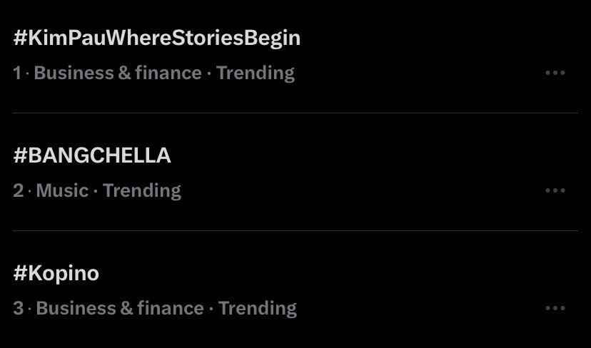 yannie2209's tweet image. KoPino is now trending at Number 3 Spot! Congratulations in advance! @prinsesachinita @mepauloavelino @carldelamerced @primevideoph 

PRIMEvent WithKIMPAU 

#KimPauWhereStoriesBegin