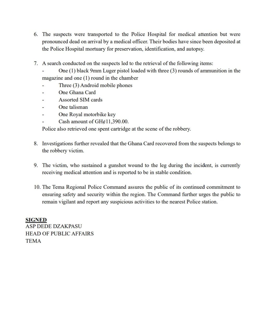 Ghana Police Service tweet media