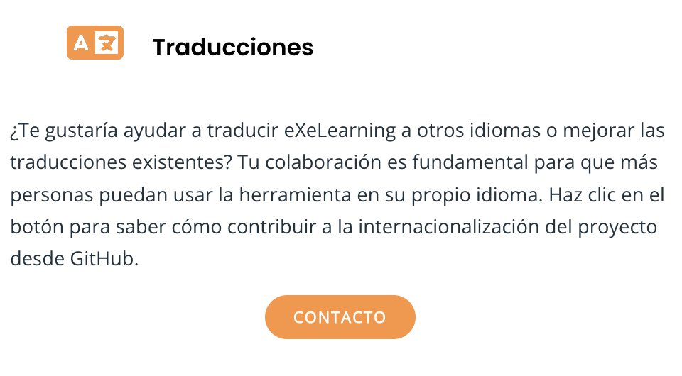 exelearning_sp's tweet photo. "¿Te gustaría ayudar a que más personas usen #eXeLearning en su idioma? Si sabes otro idioma o quieres mejorar traducciones, ¡tu colaboración es clave! Escríbenos y descubre cómo puedes contribuir a la internacionalización del proyecto: info@exelearning.net
#Traducción " https://t.co/oOjn1R1RtB