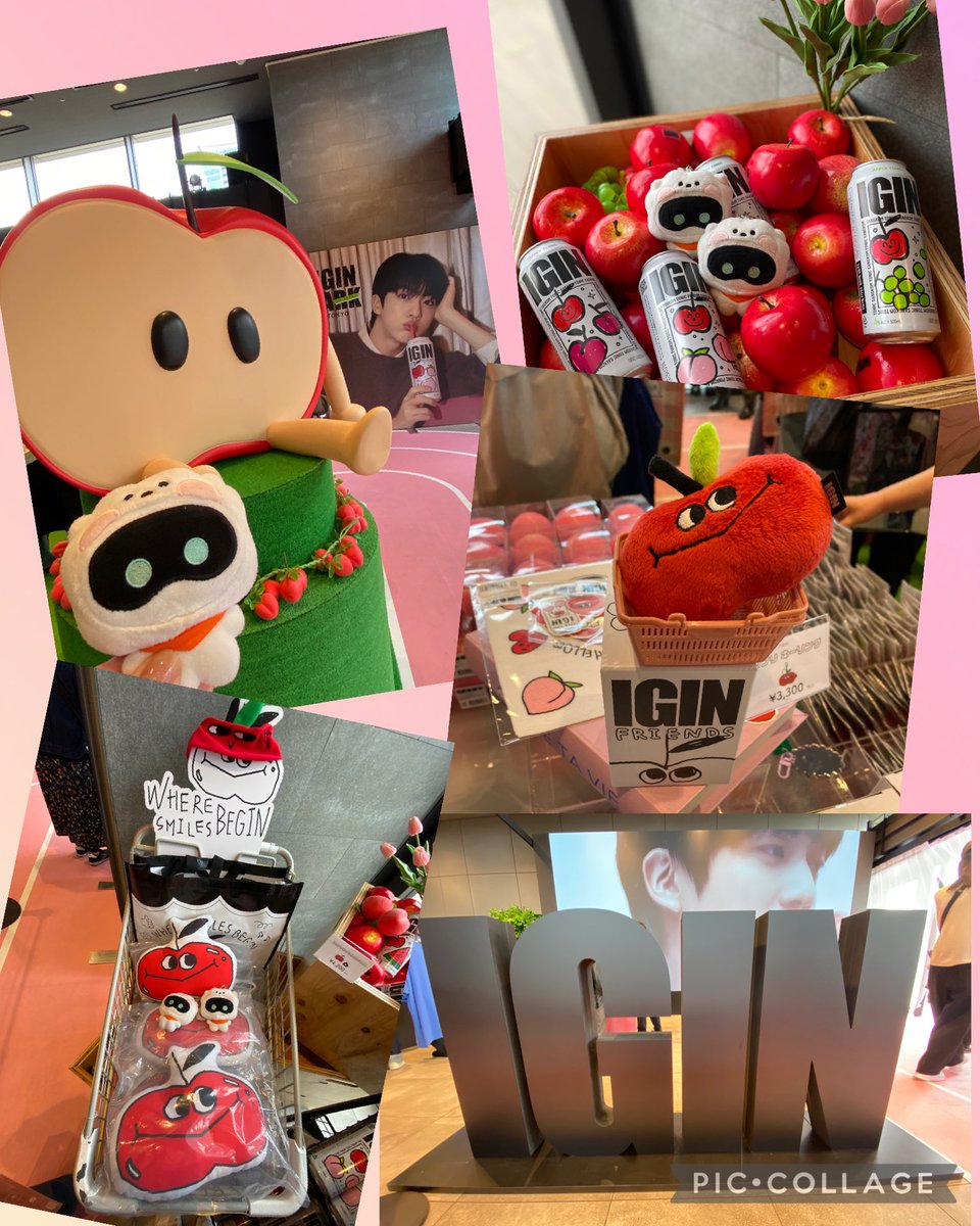 michiyo0309's tweet image. IGIN POP UPへ🍎

ピンクの世界で
どこを見ても可愛いがいっぱい💗
品切れも少なかった為
ついつい
色々と購入しちゃいました🍎🍑

#JinxIGIN
#IGIN