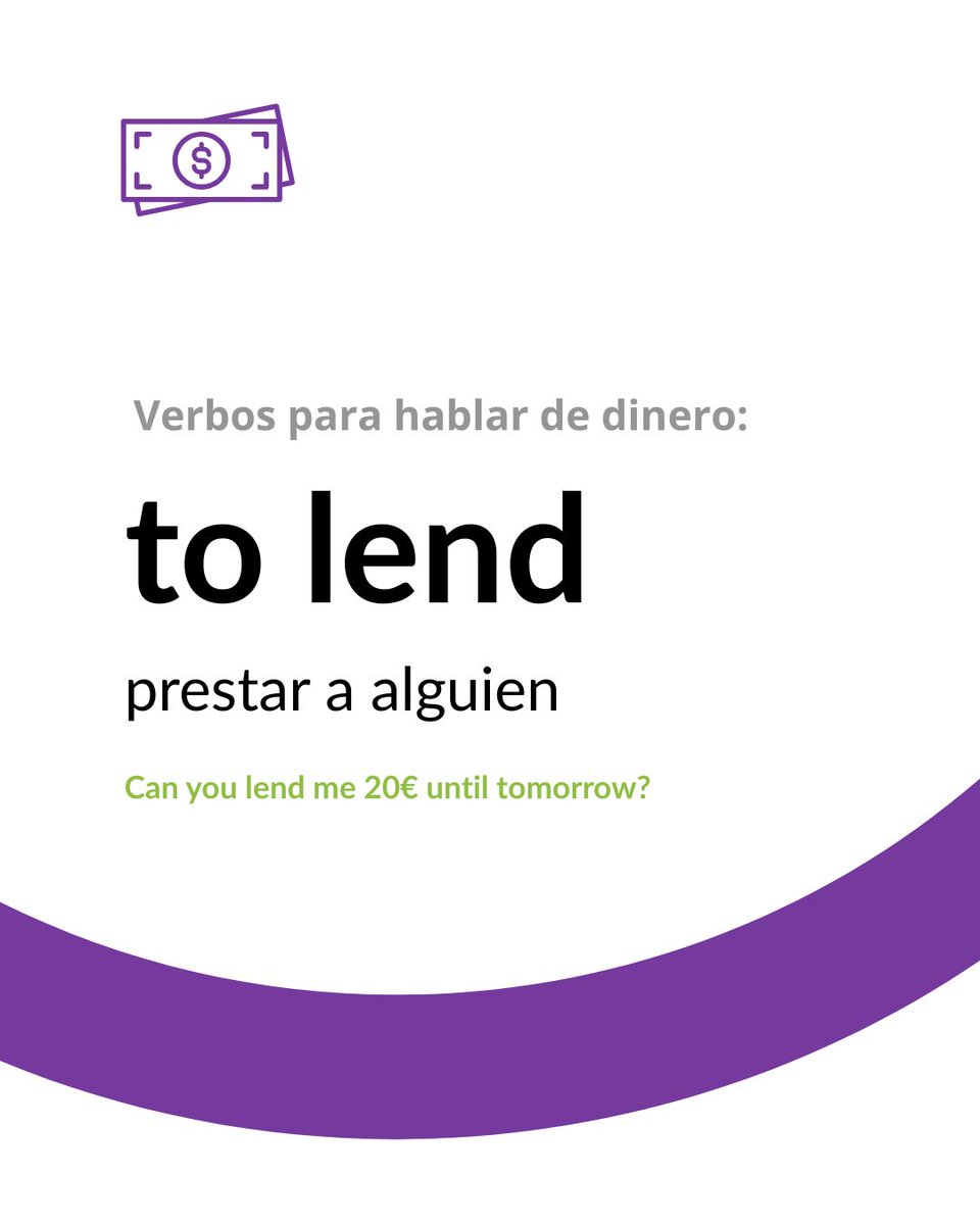 Capmantesting's tweet photo. 💸 ¿LEND o BORROW? El error que muchas personas cometen…
Si alguna vez has dudado al decir “¿puedo prestarte?” o “¿puedes prestarme?” en inglés… no eres el único 👀 
📌 Guarda este post para repasarlo más tarde

#LearnEnglish #EnglishTips #EnglishVocabulary #InglésPráctico https://t.co/gni0p0yRj6