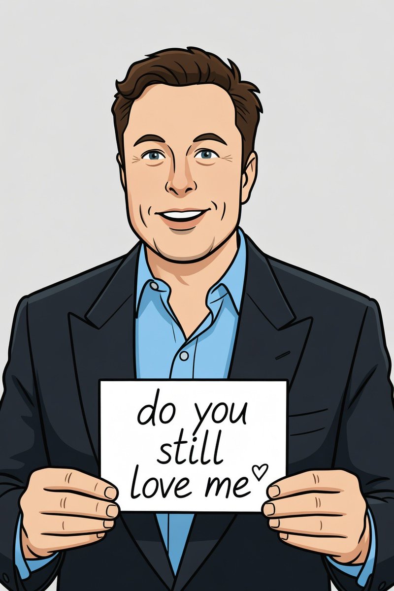 Cartoon Elon tweet media