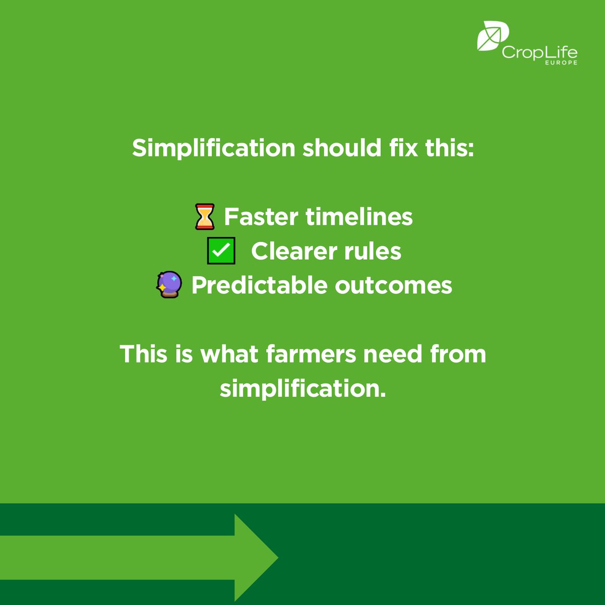 CropLifeEU's tweet image. (5/) #Simplification should fix how the system works, not add new layers.

👉 Full context on our website: 
croplifeeurope.eu/modernising-eu…