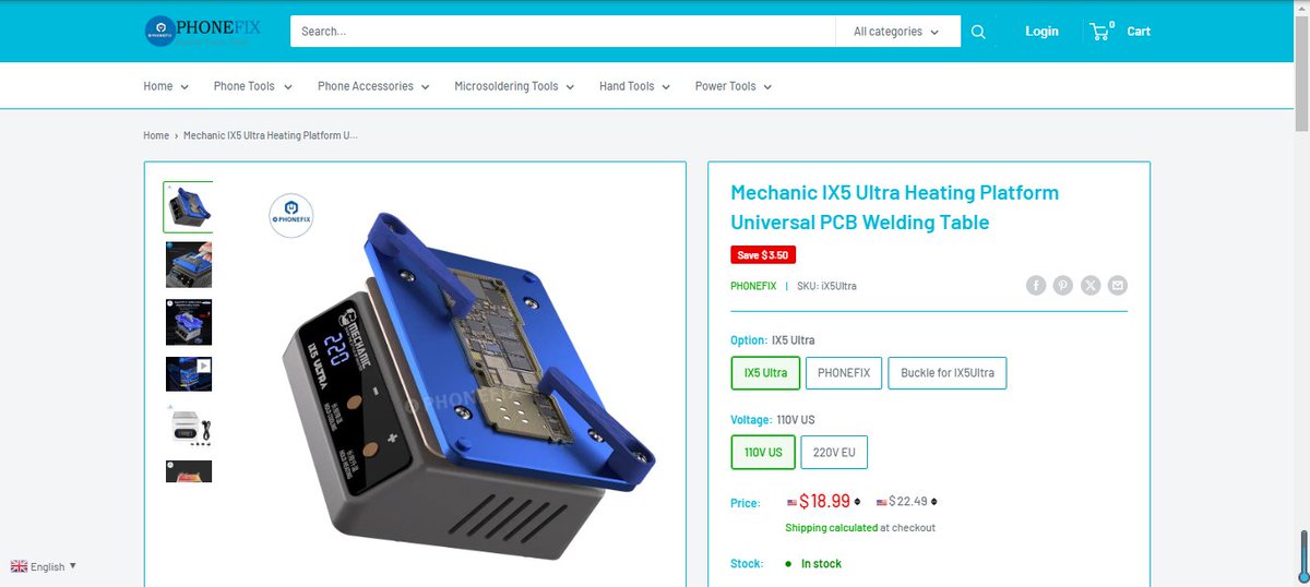 phonefix2454's tweet image. Today's recommended mobile phone repair equipment: Mechanic IX5 Super Heating Platform Universal PCB Soldering Station.
#diyfixtool #phonefix 

More details, please feel free to contact:
Website: diyfixtool.com
Email: myvipprogrammer@gmail.com
WhatsApp: +86 157-6795-6655