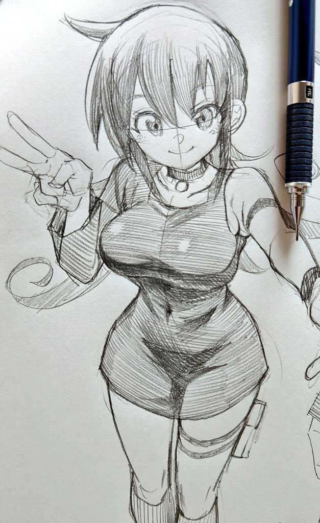 黄昏ミミさん落書き再掲4
旧服も良き 