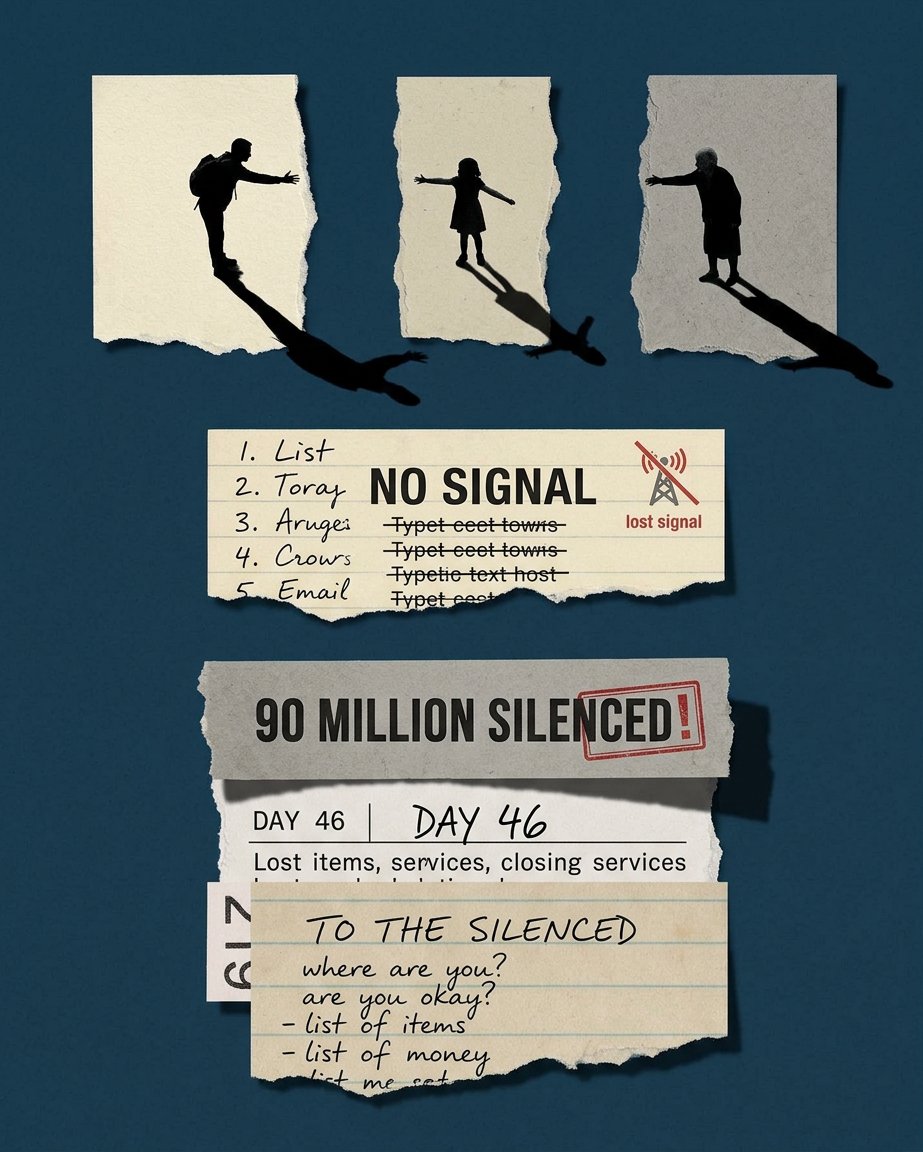 NO SIGNAL is not just a status.
It is 90 million people pushed into isolation, work disrupted, families cut apart, and a country forced into silence.
Day 46.
This is collective punishment.

#DigitalBlackoutIran
