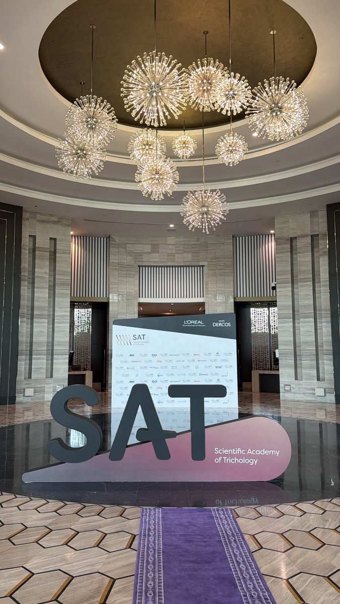 Dermunther's tweet image. Really happy to attend the 2nd edition of the Scientific Academy of Trichology (SAT), always great to learn from experts and stay updated with what’s new in trichology.

#SAT2026 
#Dermatology 
#Trichology