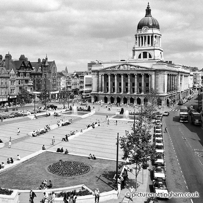 No1tingham's tweet image. Old Market Square, #Nottingham, c.1980.
Credit: picturenottingham.co.uk