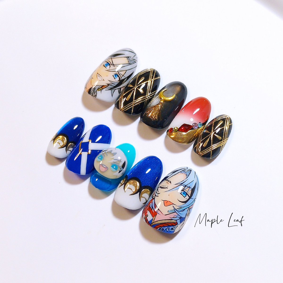 𝑴𝒂𝒑𝒍𝒆 𝑳𝒆𝒂𝒇 .ネイルチップ販売 tweet media