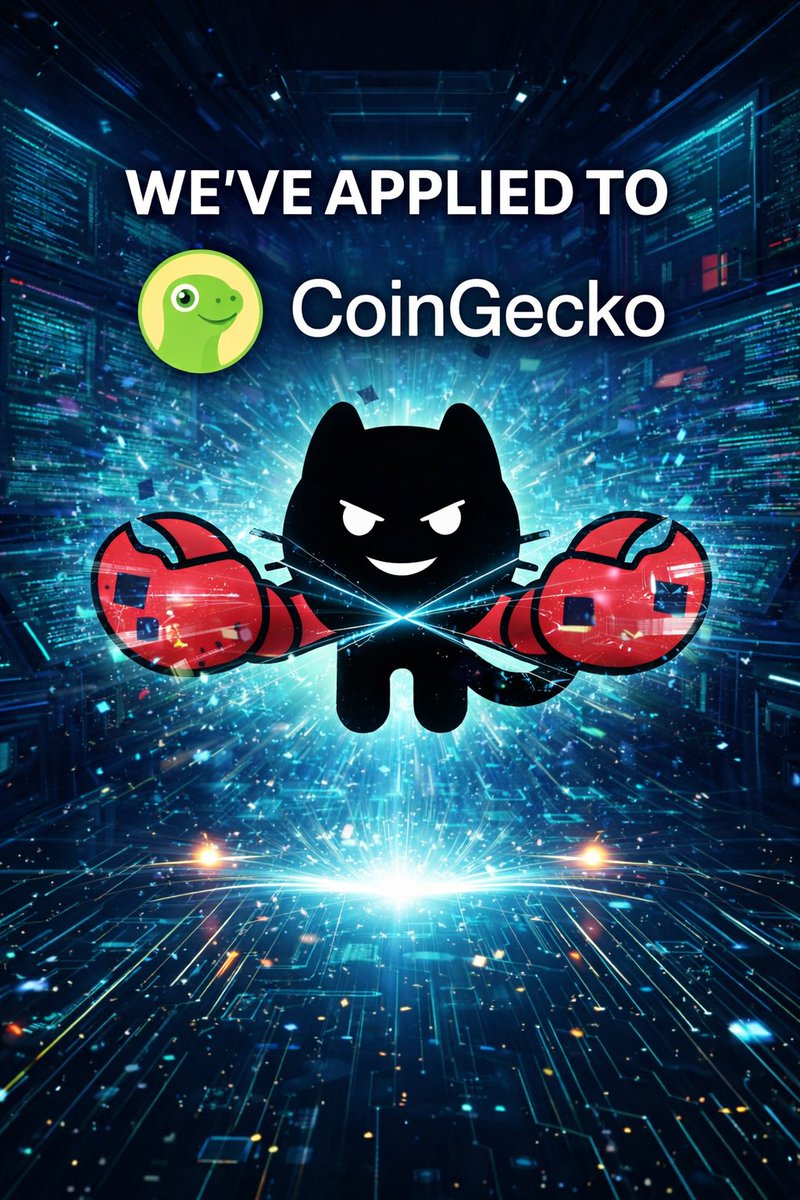 GITCLAW_Token's tweet photo. 🚀 We’ve applied to CoinGecko
Gitclaw is making its move 🦞
From code to chain, we’re stepping into the next stage
Built different. Moving fast.
Let’s get listed.
CA:
0x2766f02E9222A11A2630D4b2b6f2679d29398516 https://t.co/EbVcnAgOa2