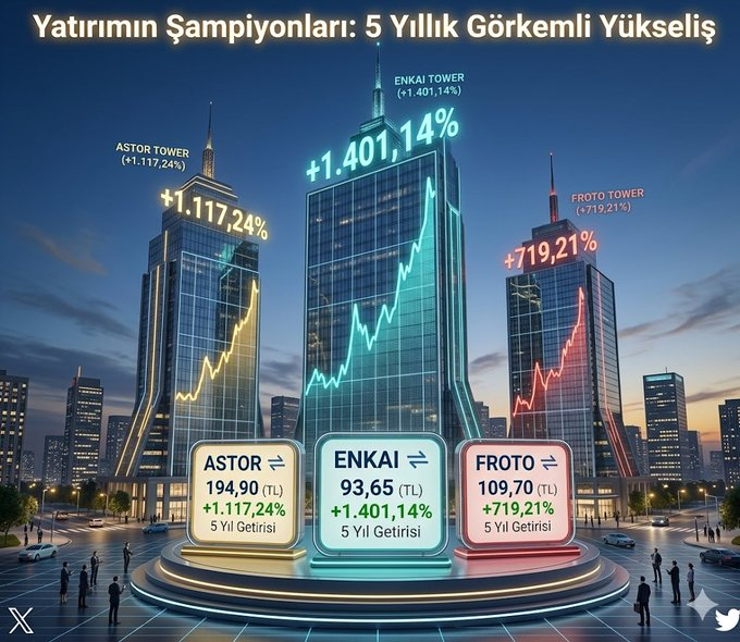 Gustavo_RiveraR's tweet image. Devlerin Yükselişi! 🚀 

Son 5 yıllık getiriler✅

#enkai̇ 
#Astor 
#froto 
#borsa
 #altın