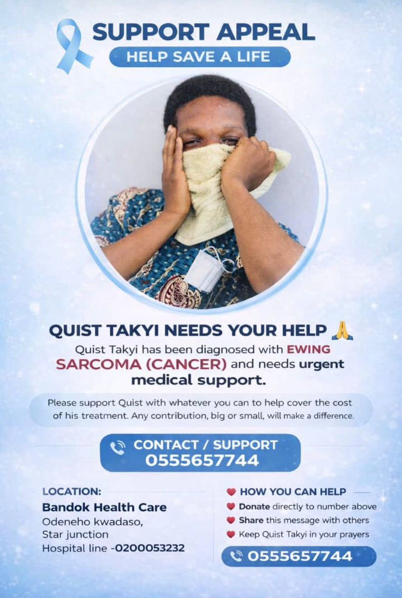 kofinyarkoh_'s tweet photo. Twitter ๐ฅนโค๏ธ please letโs help donate something
#QuistTakyiNeedsYourHelp #HelpSaveQuist https://t.co/GNSUNokNcR