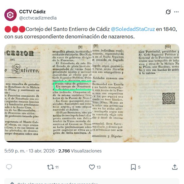 Mentidero Cofrade tweet media