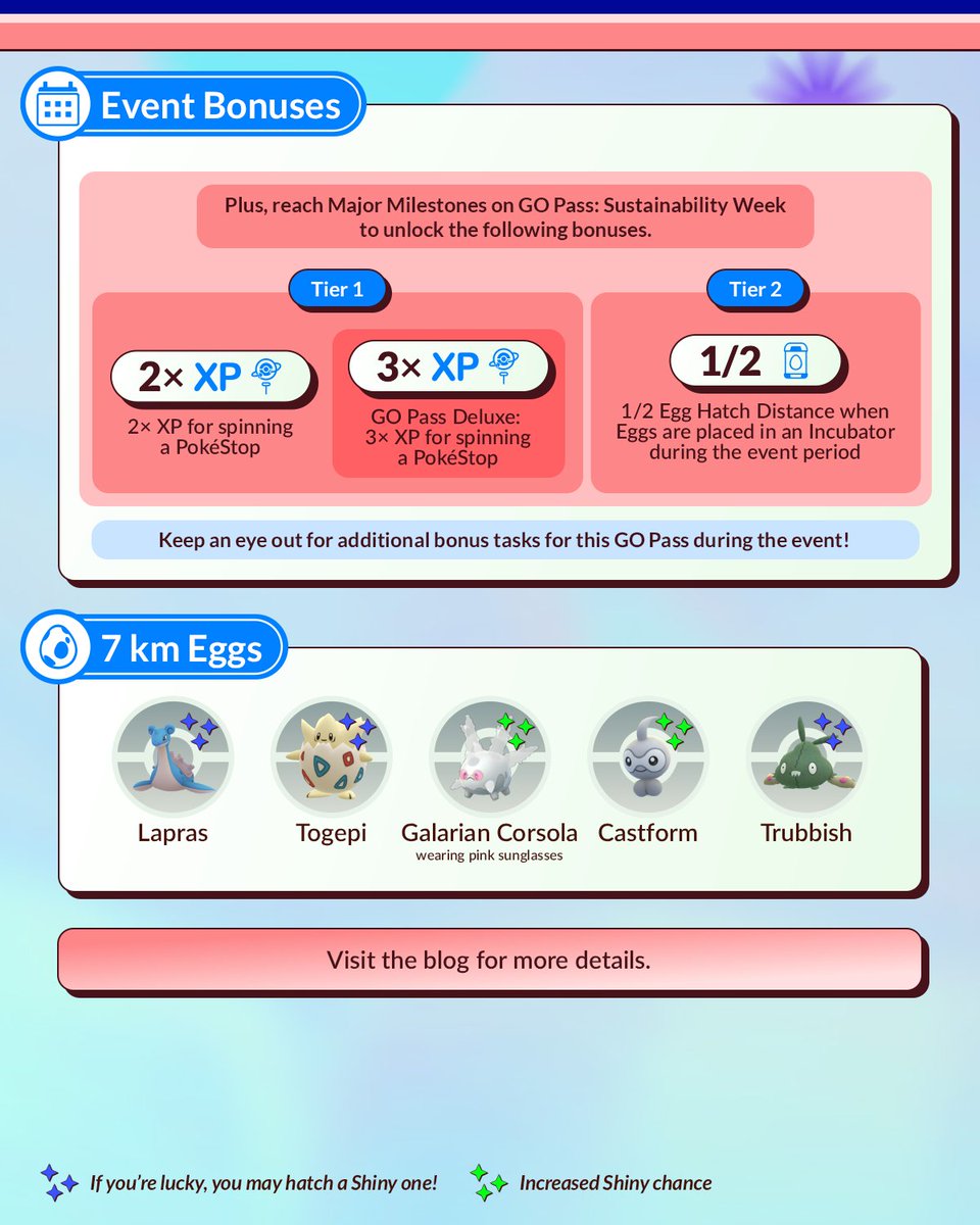 pokemongoappuk's tweet image. Trainers, the Sustainability Week event in #PokemonGO has begun! 

Travel through different biomes and explore Routes to discover a variety of Pokémon! 🤩 🌲🏜️ 🏞️