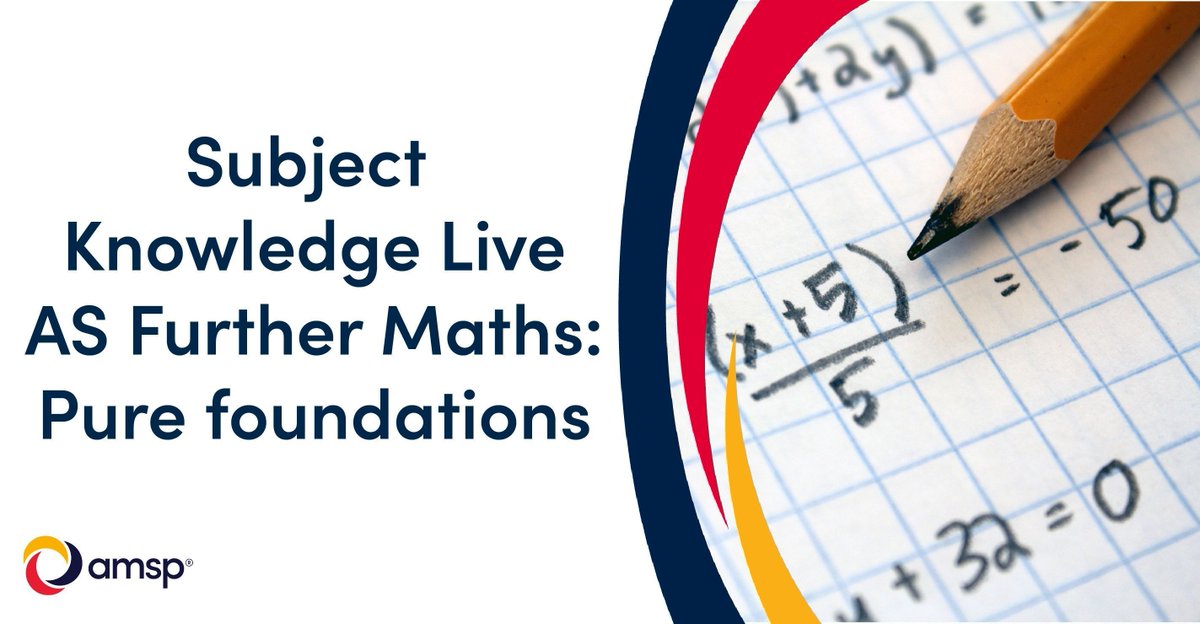 AMSP - Advanced Mathematics Support Programme tweet media